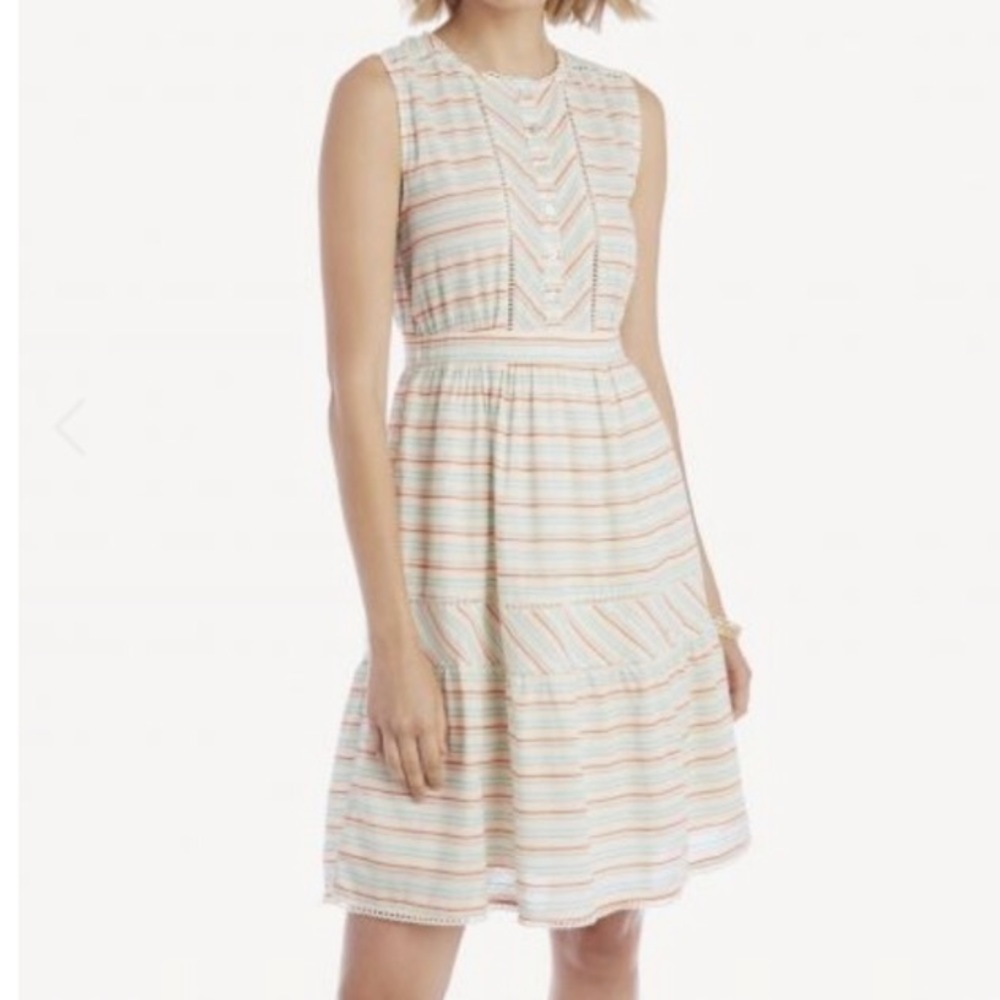 dRA Los Angeles Anthro Sleeveless Striped Dress